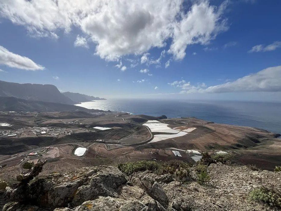 Vista de la Subida al Pico de Amagro, una de las rutas que hacer con niños en Gran Canaria