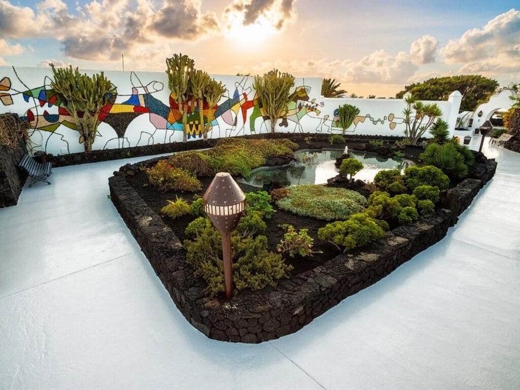 Vistas de la Fundacion César Manrique en Lanzarote