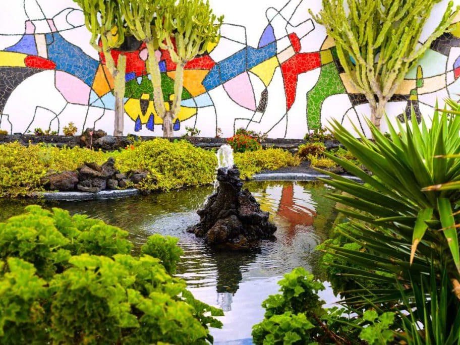 Vista de la ón de Cesar Manrique en Lanzarote