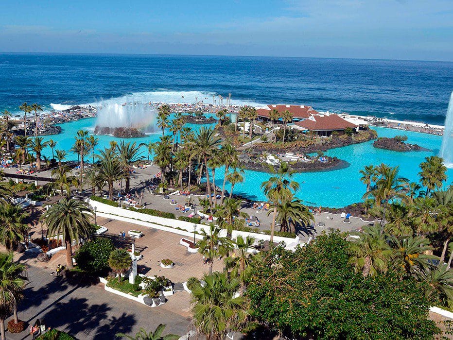 Vistas de Lago Martianez en Tenerife
