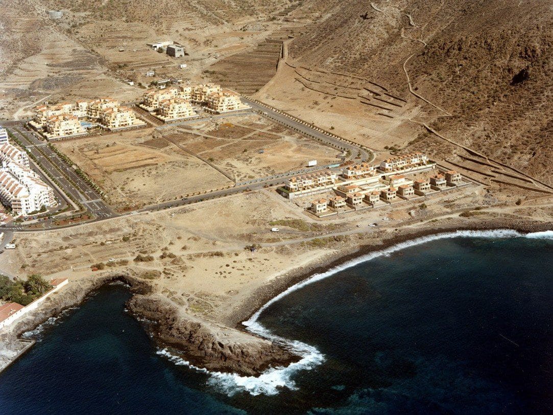 VIsta de la playa canina el Callao en Tenerife