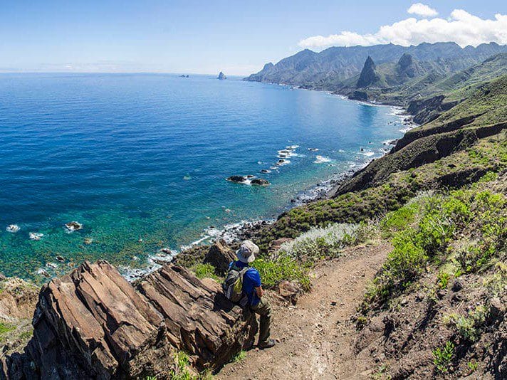 Vista de la Ruta de Afur a Taganana, una de las mejores en Tenerife