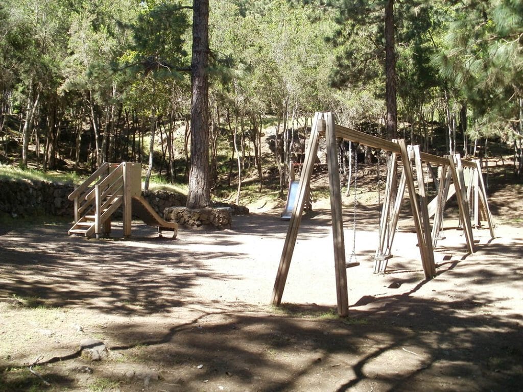 Vista del Área Recreativa La Tahona, una de las mejores de Tenerife