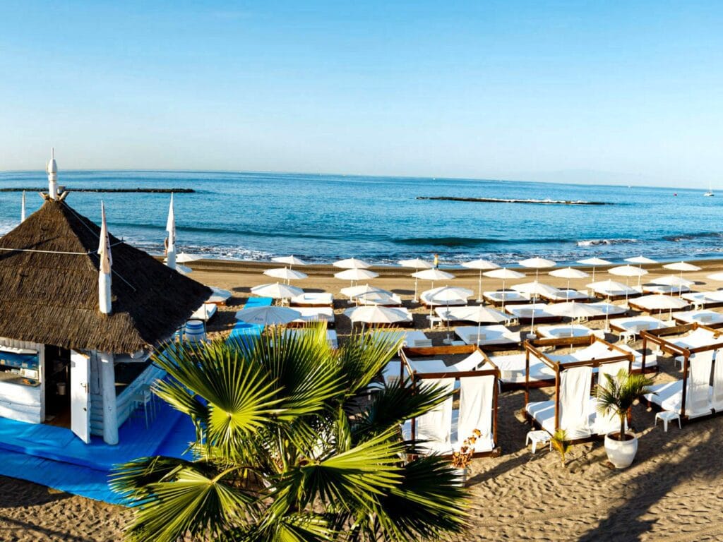 Vista de Le Club, uno de los mejores beach club de Tenerife