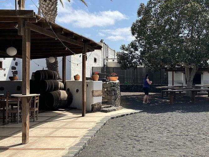 VIsta de las bodegas de Los Bermejos, una de las mejores bodegas en Lanzarote