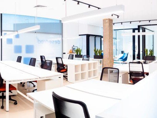 Vista de un coworking en Lanzarote