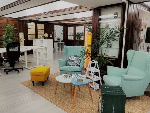 VIsta de un coworking en Tenerife