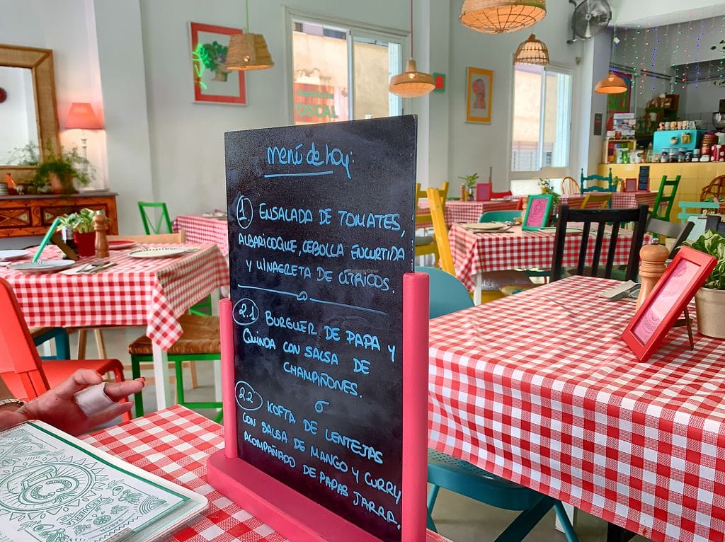 Vista de La Verdulería, uno de los restaurantes vegetarianos en Tenerife