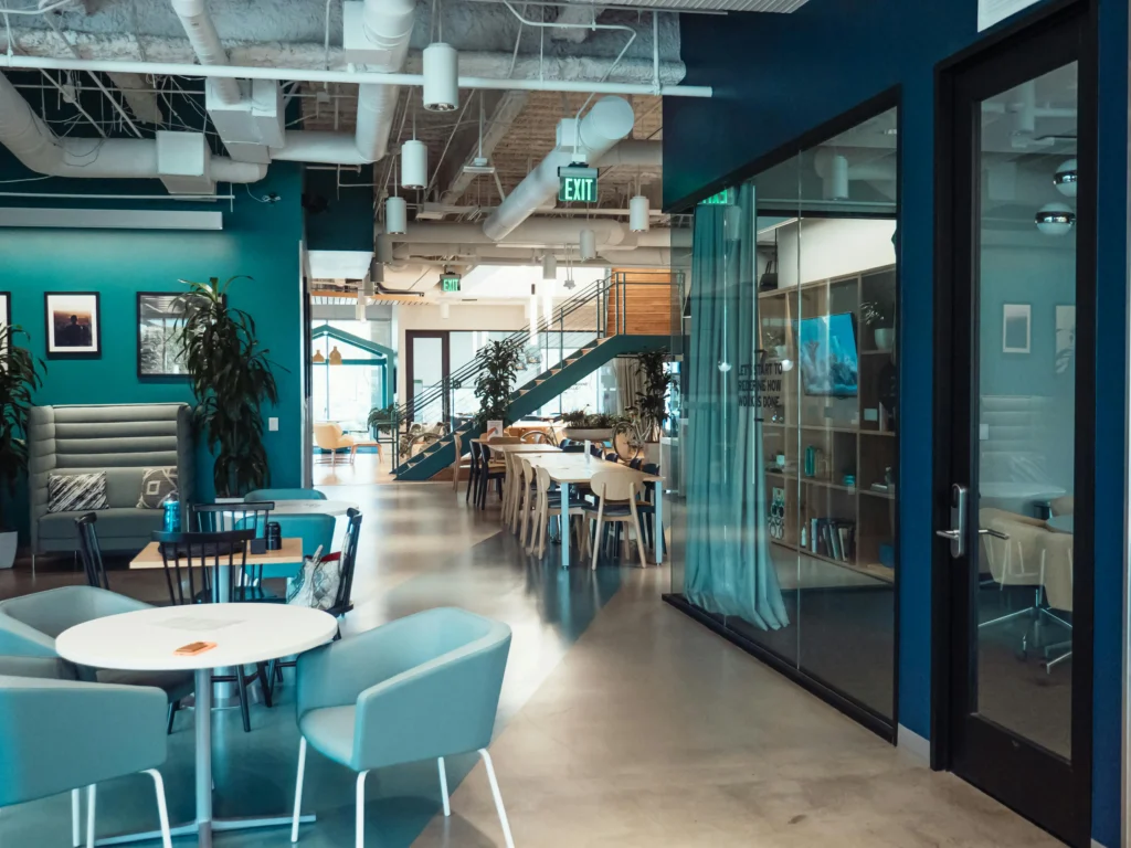 Vista de coworking en Tenerife