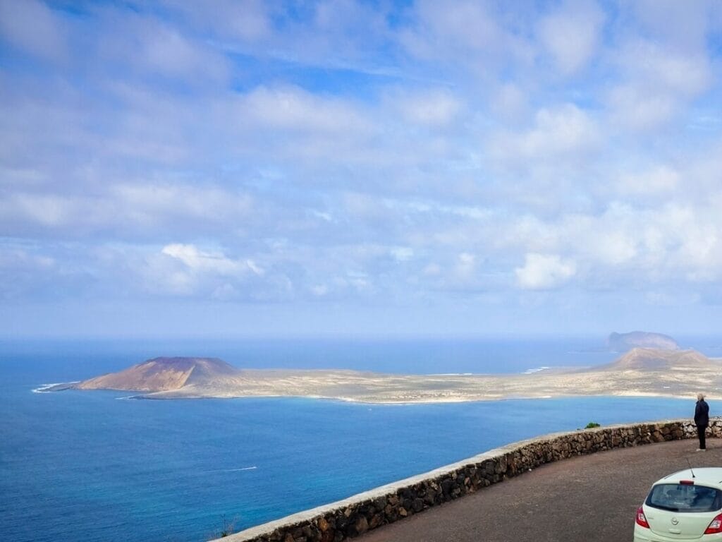 Vistas desde el mirador de Guinate en Lanzarote
