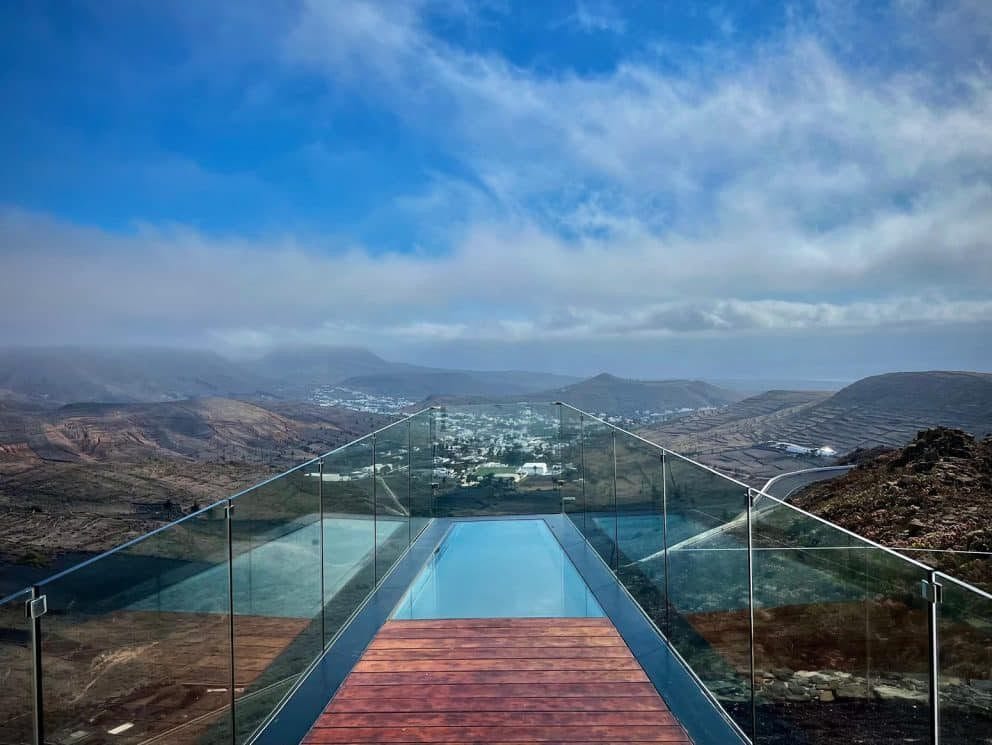 Vistas del Mirador de Haría en Lanzarote