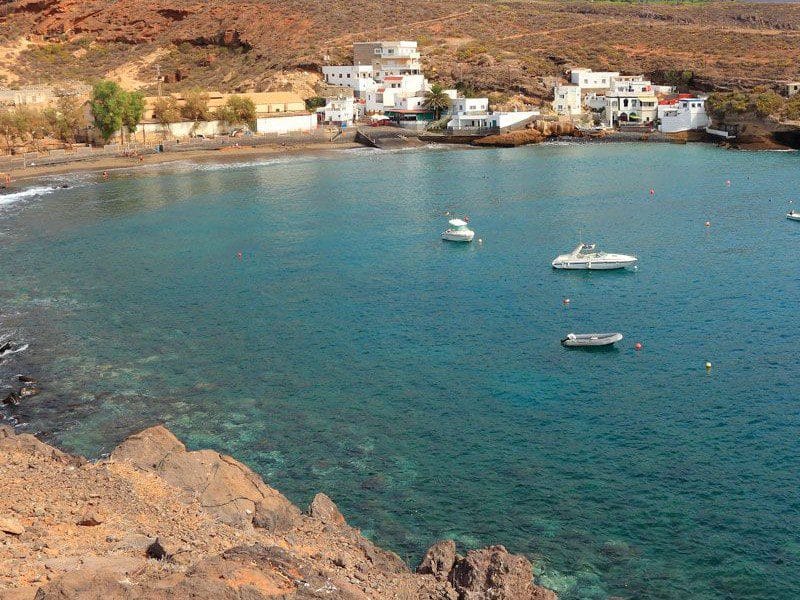 Vista del Puertito de Armeñime, uno de los lugares para ver los mejores atardeceres de Tenerife