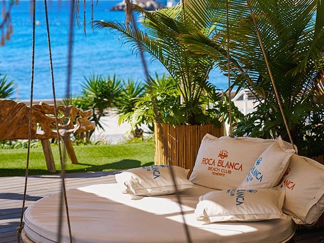 Vista de Roca Blanca Beach Club, uno de los beach club en Tenerife