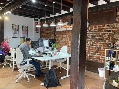Vista de una de las salas de coworking en Tenerife