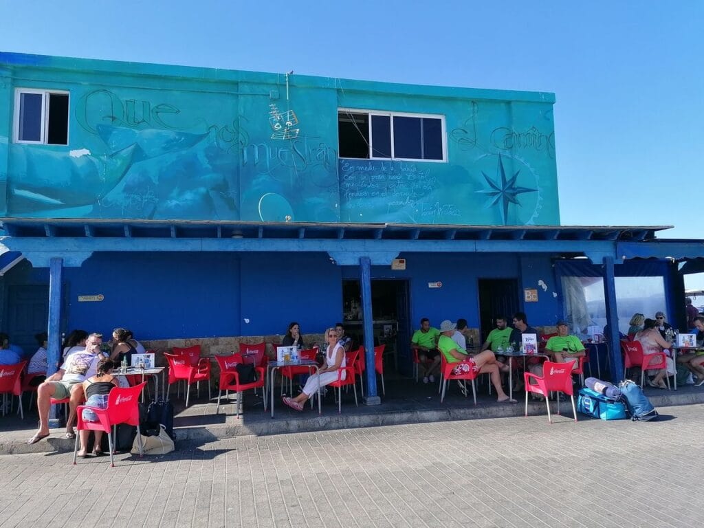 Vista del restaurante La Lonja en Corralejo