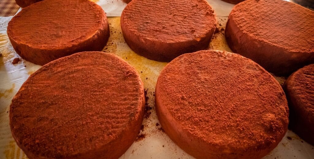 Vista de los quesos majoreros de Fuerteventura