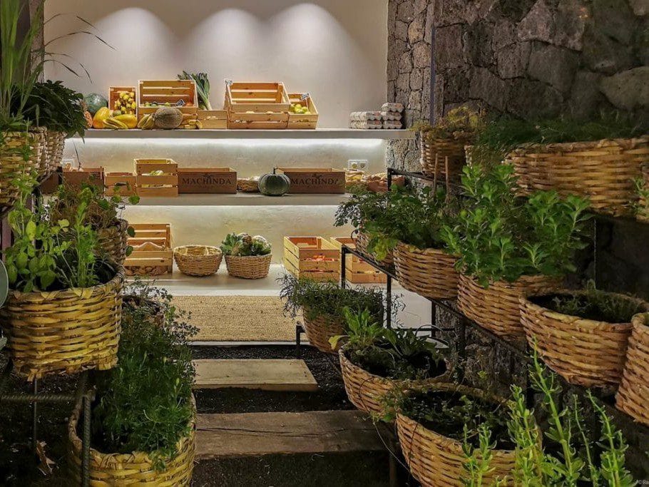 Vista del restaurante Kamezi, uno de los restaurantes de la guia Michelin en Lanzarote