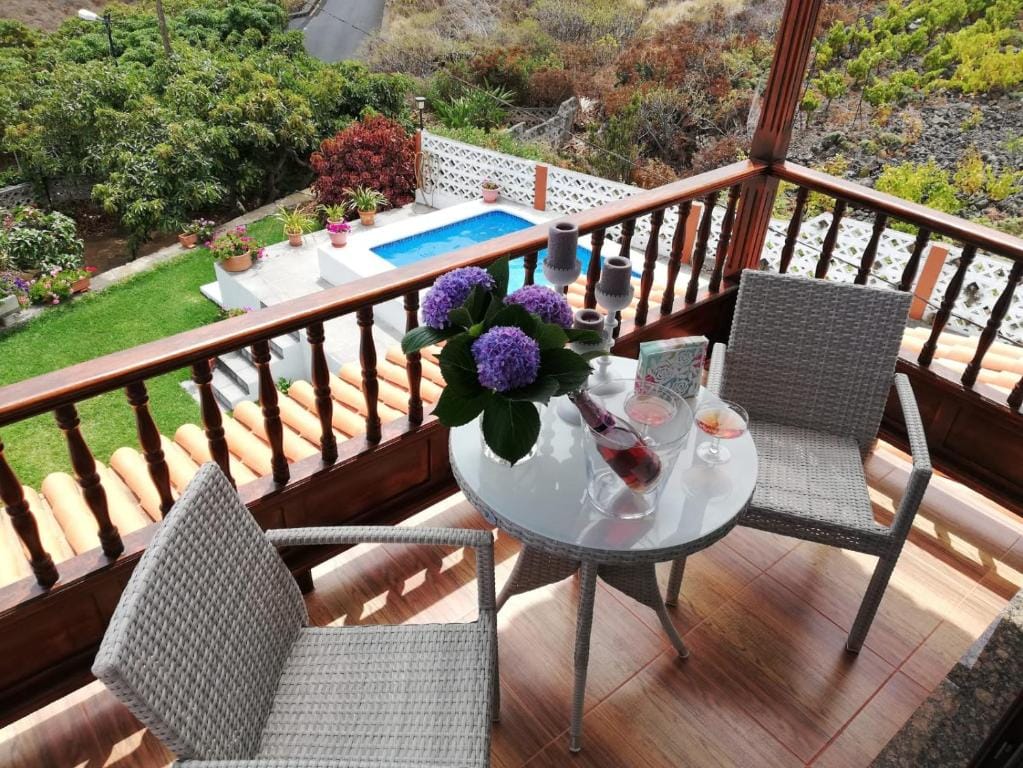 Vista de Casas Hoya Limpia, uno de los alojamientos con encanto de La Palma