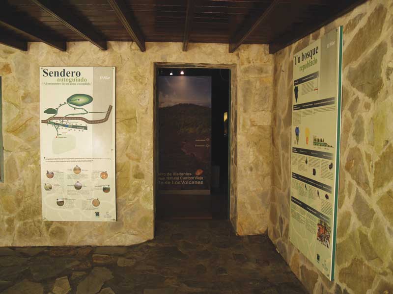 Vista del Centro de Visitantes del Parque Natural de Cumbre Vieja