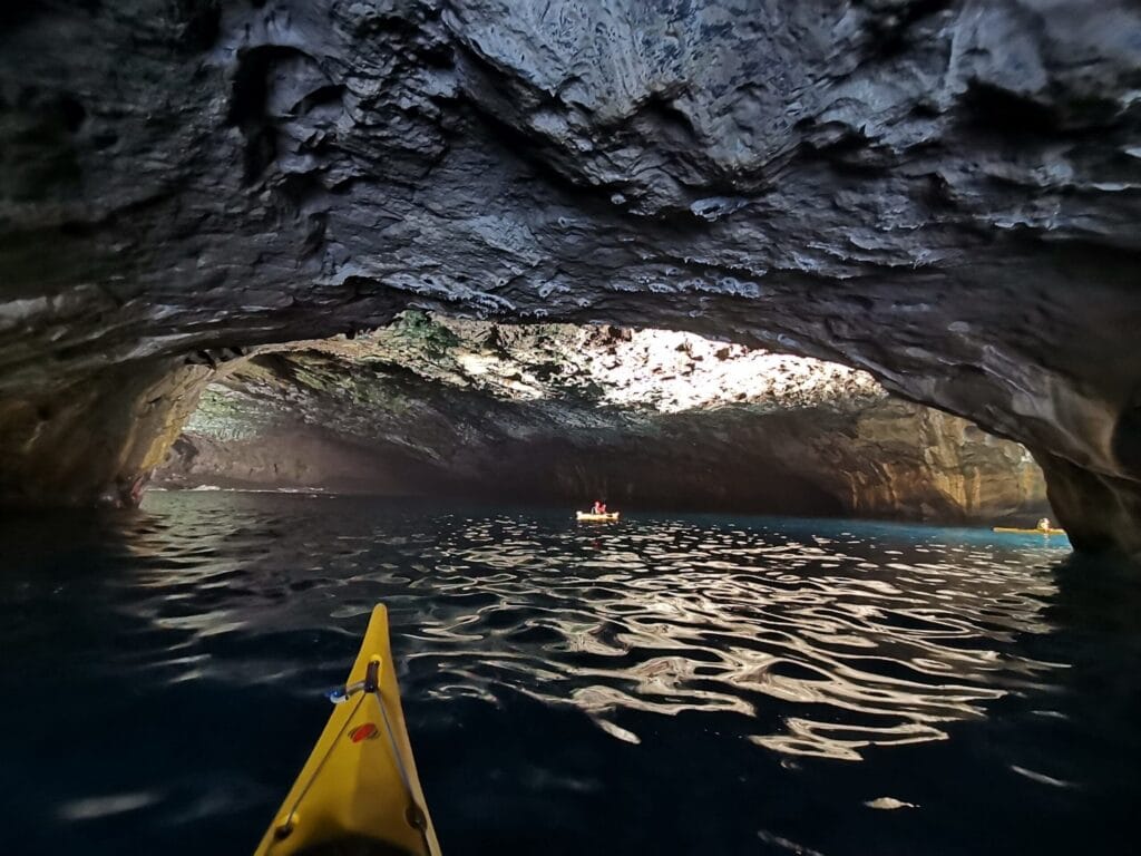 Vista de la Cueva Bonita, una de las actividades que hacer en La Palma
