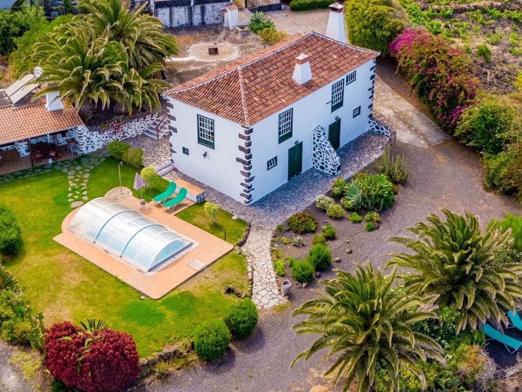 Vista de El Posito Casas Rurales con encanto en La Palma