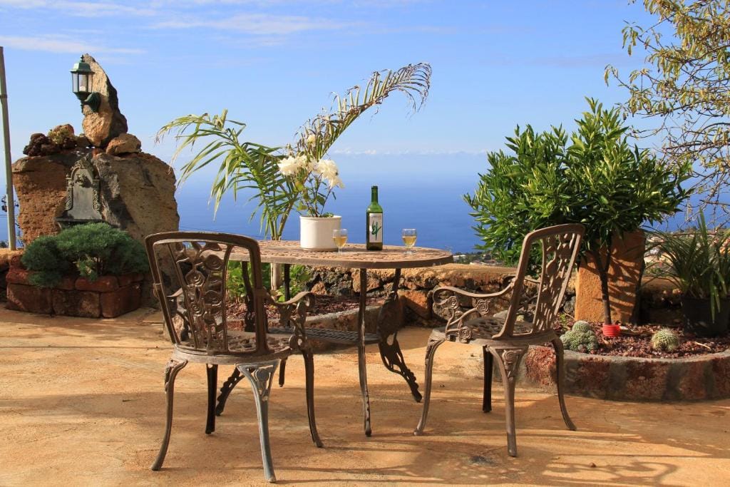 Vista de La Casita de Ana, uno de los alojamientos con encanto en La Palma