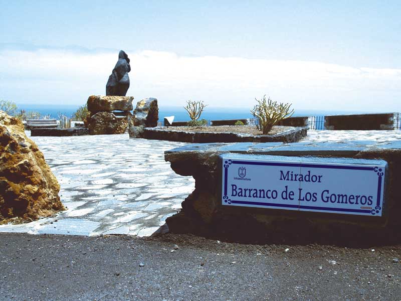 Vista desde el Mirador Barranco Los Gomeros