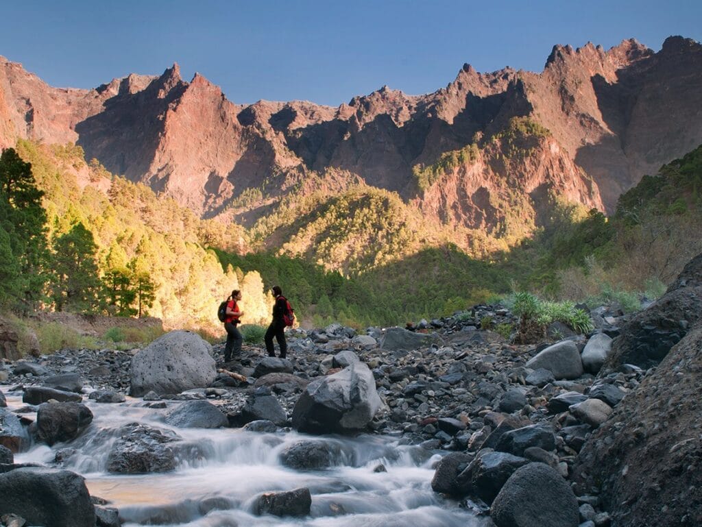 Vista del Parque Nacional de la Caldera de Taburiente, uno de los mejores lugares que ver en La Palma