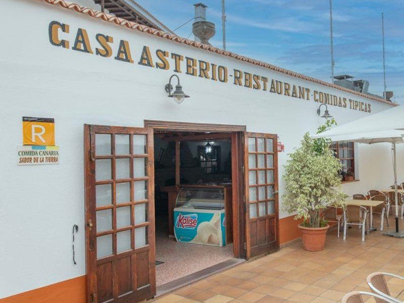 Vista del Restaurante Casa Asterio, uno de los mejores restaurantes en La Palma