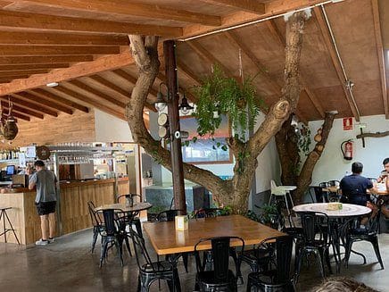 Vista del Restaurante El Mesón, uno de los mejores restaurantes de La Palma
