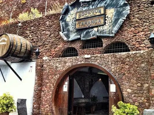 Vista del Restaurante El Bodego?n Tamanca, uno de los mejores restaurantes en La Palma