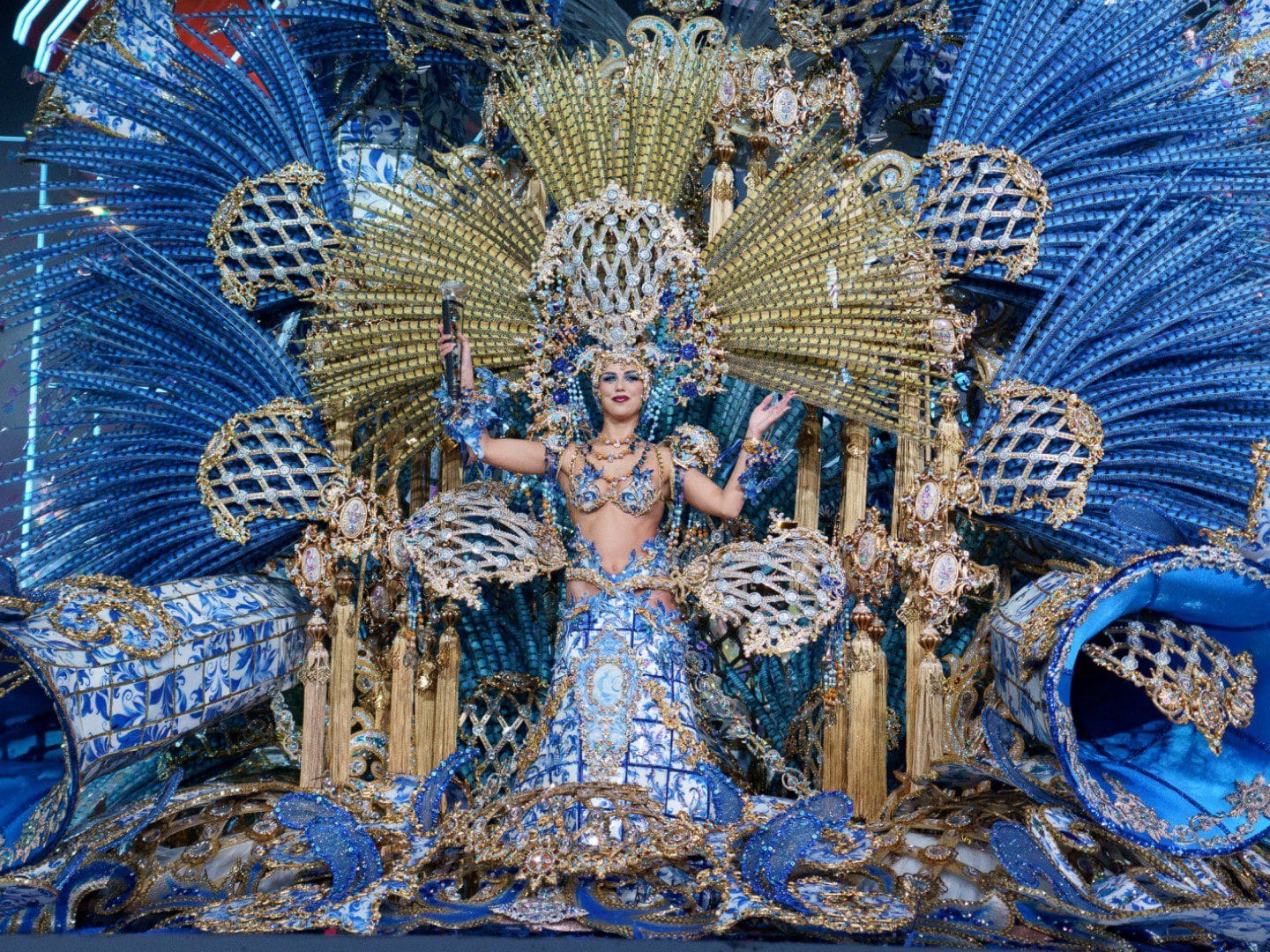Vista del Carnaval de Tenerife,