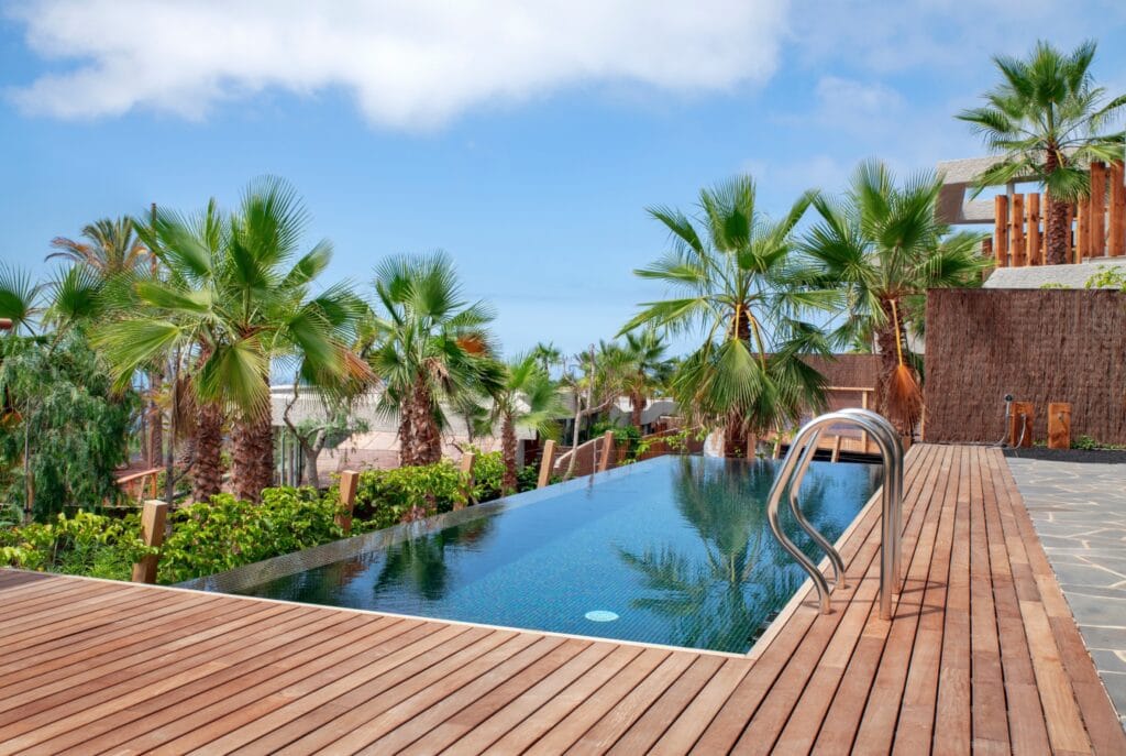 Vista del hotel Abama, uno de los alojamientos con encanto en Tenerife