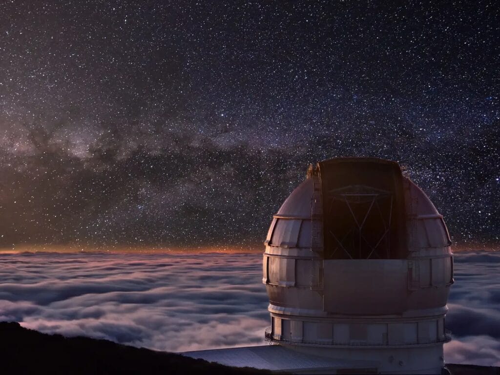 Vista del Roque de los Muchachos