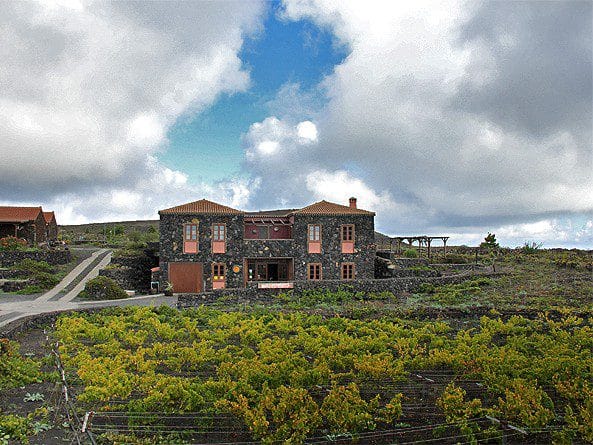 Vista del Restaurante Casa del Volca?n, uno de los mejores en La Palma