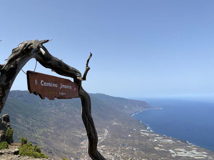 Vista de el Camino de Jinama , una de las rutas de senderismo de EL Hierro