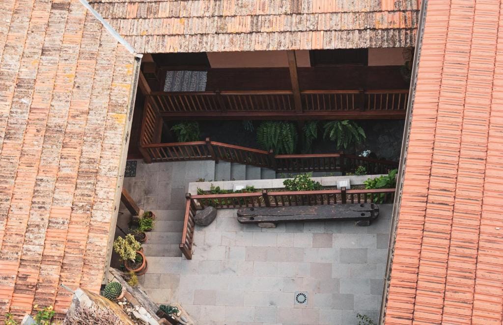 Vista de la Casa rural Los Madroños, uno de los alojamientos con encanto en la Gomera