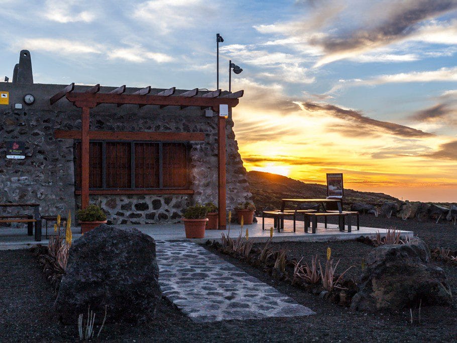 Vista de el Centro de Interpretación del Geoparque de la isla de El Hierro