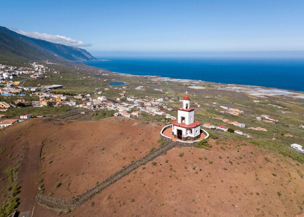 Vista de el pueblo de Frontera, uno de los mas bonitos en El Hierro