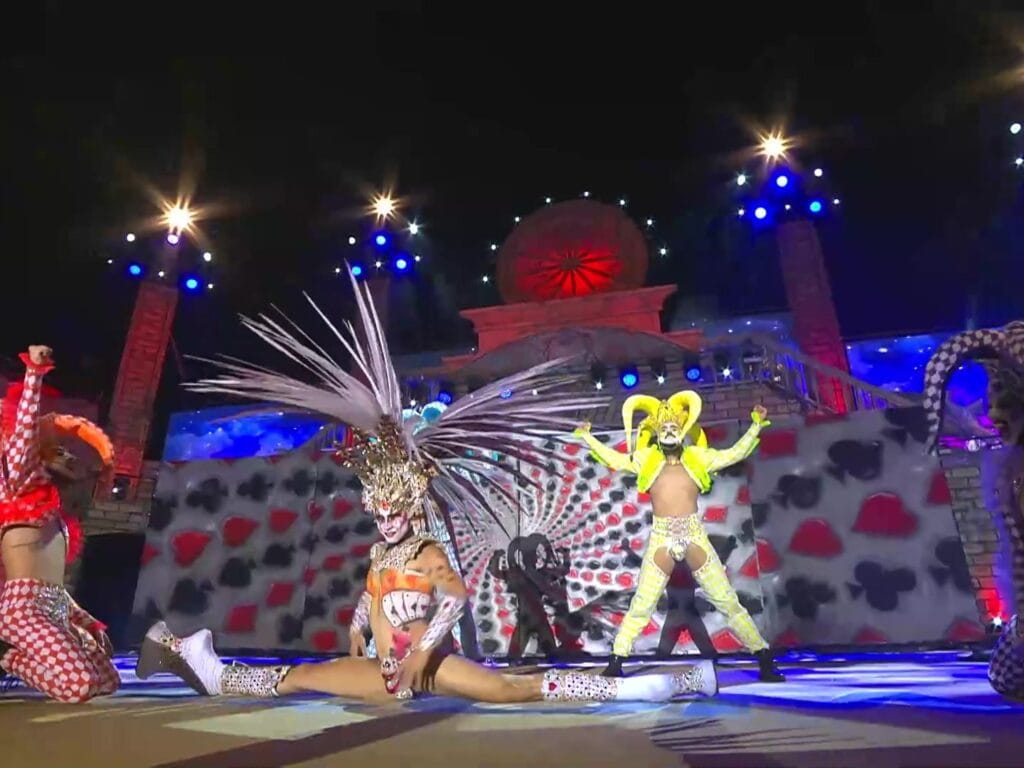 Drag performers at the Maspalomas Carnival