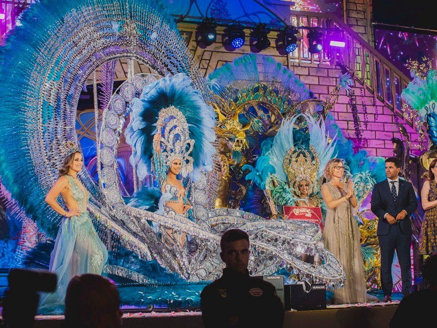 View of the Queen's Gala at the Maspalomas Carnival