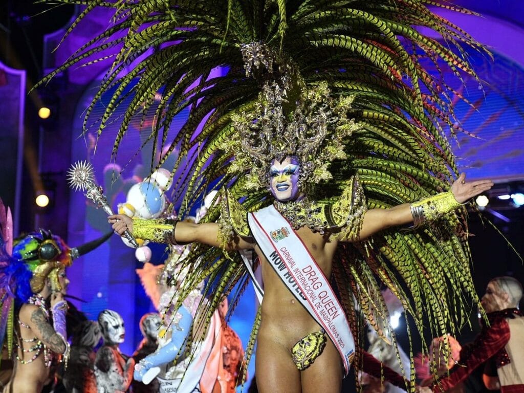 Winner of the Maspalomas Carnival Drag Gala