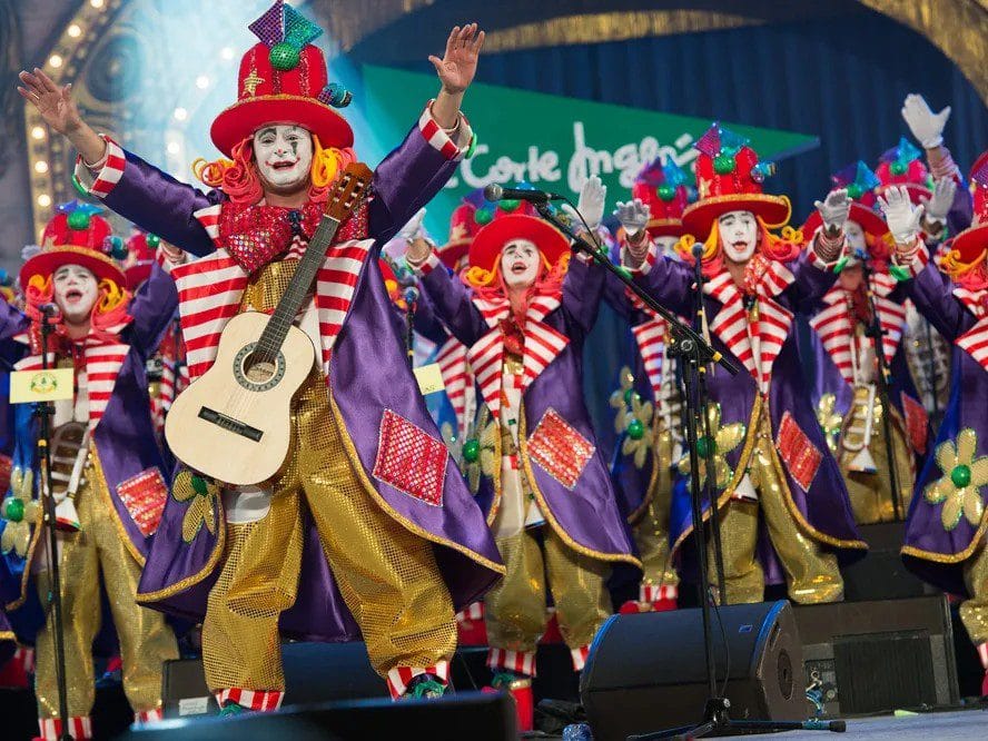 Cista of one of the comparsas of the Carnival of Las Palmas