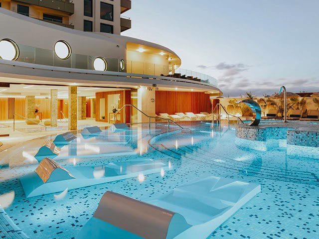 Vista del spa del Hard Rock Hotel en Tenerife