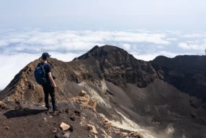 View of Fogo Island in Cape Verde, Macaronesia volcanoes